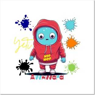 Awkward yeti hip hop Posters and Art